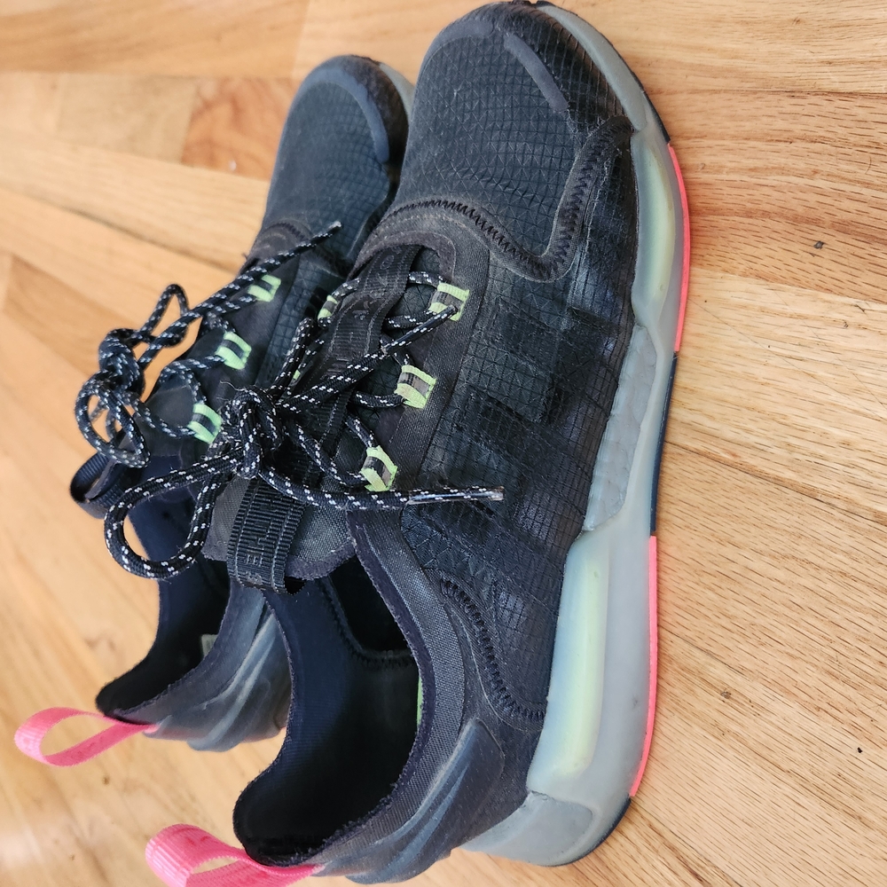 Adidas Charcoal NMD Athletic Shoes with Quick-Lace System
